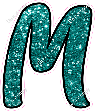 CUL 23.5" Individuals - Teal Sparkle M