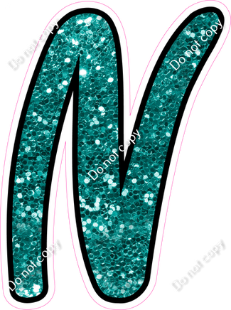 CUL 23.5" Individuals - Teal Sparkle N