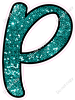CUL 23.5" Individuals - Teal Sparkle P
