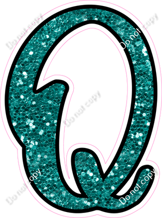 CUL 23.5" Individuals - Teal Sparkle Q
