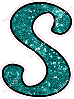 CUL 23.5" Individuals - Teal Sparkle S