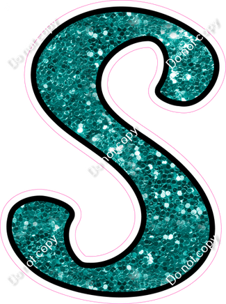 CUL 23.5" Individuals - Teal Sparkle S