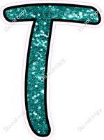 CUL 23.5" Individuals - Teal Sparkle T