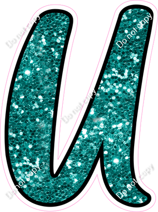 CUL 23.5" Individuals - Teal Sparkle U