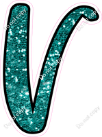 CUL 23.5" Individuals - Teal Sparkle V