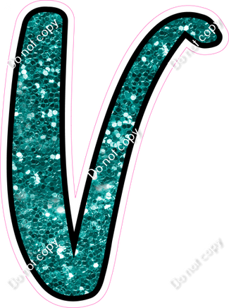 CUL 23.5" Individuals - Teal Sparkle V