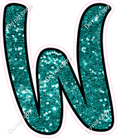 CUL 23.5" Individuals - Teal Sparkle W