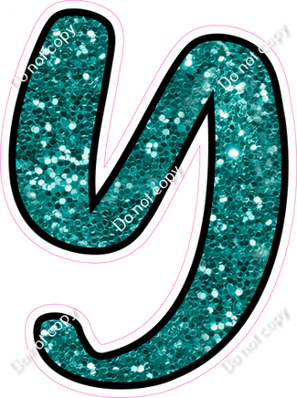CUL 23.5" Individuals - Teal Sparkle Y