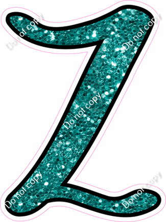 CUL 23.5" Individuals - Teal Sparkle Z
