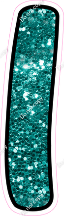 CUL 23.5" Individuals - Teal Sparkle 1