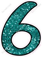 CUL 23.5" Individuals - Teal Sparkle 6