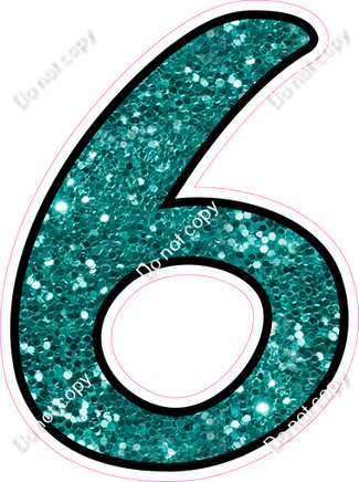 CUL 23.5" Individuals - Teal Sparkle 6