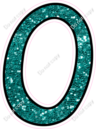 CUL 23.5" Individuals - Teal Sparkle