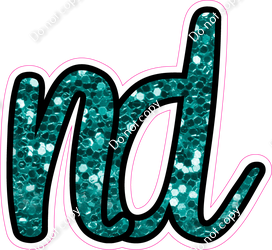 CUL 23.5" Individuals - Teal Sparkle ND