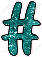 CUL 23.5" Individuals - Teal Sparkle #