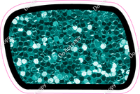 CUL 23.5" Individuals - Teal Sparkle Dash
