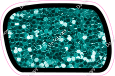 CUL 23.5" Individuals - Teal Sparkle Dash