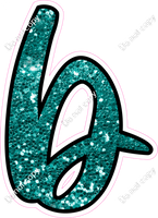 CUL 23.5" Individuals - Teal Sparkle b