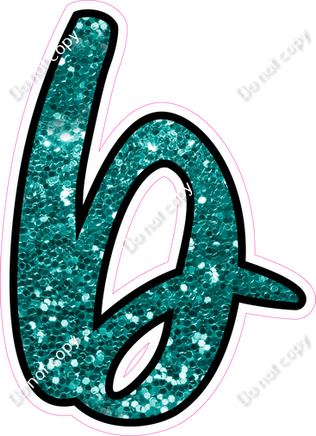 CUL 23.5" Individuals - Teal Sparkle b