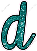 CUL 23.5" Individuals - Teal Sparkle d