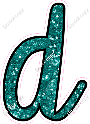 CUL 23.5" Individuals - Teal Sparkle d
