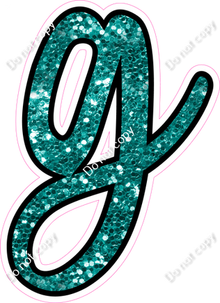 CUL 23.5" Individuals - Teal Sparkle g