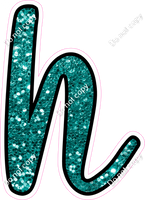 CUL 23.5" Individuals - Teal Sparkle h