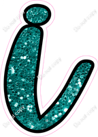CUL 23.5" Individuals - Teal Sparkle i