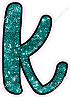 CUL 23.5" Individuals - Teal Sparkle k