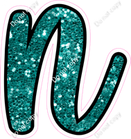 CUL 23.5" Individuals - Teal Sparkle n