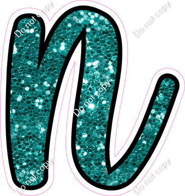 CUL 23.5" Individuals - Teal Sparkle n