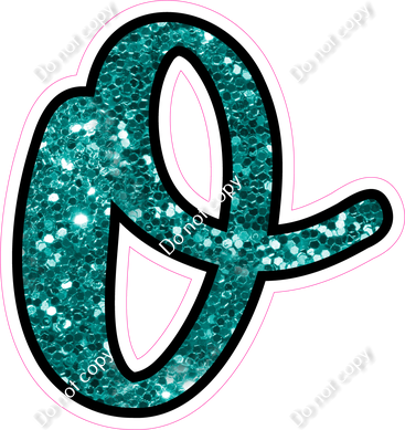 CUL 23.5" Individuals - Teal Sparkle o