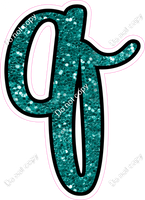 CUL 23.5" Individuals - Teal Sparkle q