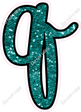 CUL 23.5" Individuals - Teal Sparkle q