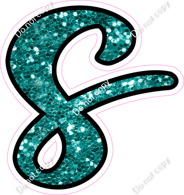 CUL 23.5" Individuals - Teal Sparkle s