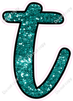 CUL 23.5" Individuals - Teal Sparkle t