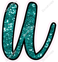 CUL 23.5" Individuals - Teal Sparkle u