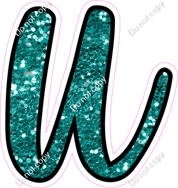 CUL 23.5" Individuals - Teal Sparkle u