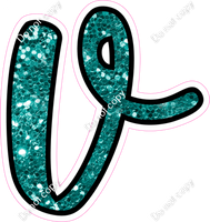 CUL 23.5" Individuals - Teal Sparkle v