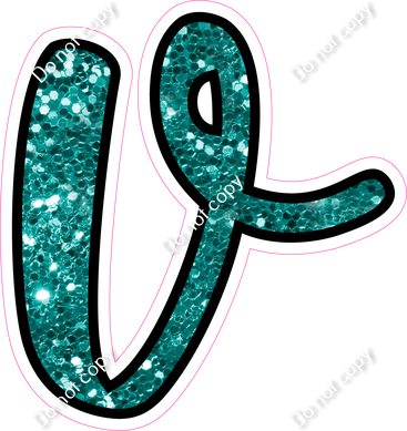 CUL 23.5" Individuals - Teal Sparkle v