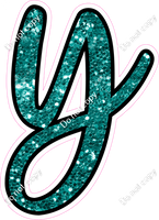 CUL 23.5" Individuals - Teal Sparkle y