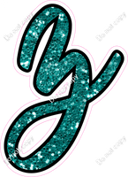 CUL 23.5" Individuals - Teal Sparkle z