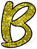 CUL 23.5" Individuals - Yellow Sparkle B