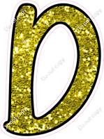 CUL 23.5" Individuals - Yellow Sparkle D