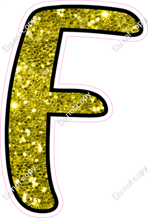 CUL 23.5" Individuals - Yellow Sparkle F