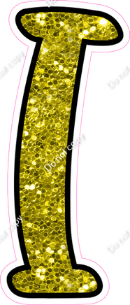 CUL 23.5" Individuals - Yellow Sparkle I