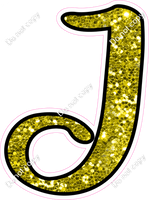 CUL 23.5" Individuals - Yellow Sparkle J