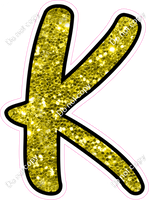 CUL 23.5" Individuals - Yellow Sparkle K