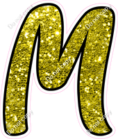 CUL 23.5" Individuals - Yellow Sparkle M