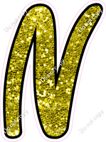 CUL 23.5" Individuals - Yellow Sparkle N